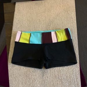 Lululemon spandex shorts size 6 - worn once